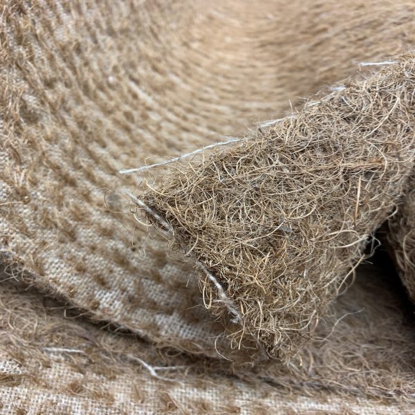 Needled Ginger Coir on Hessian Pads